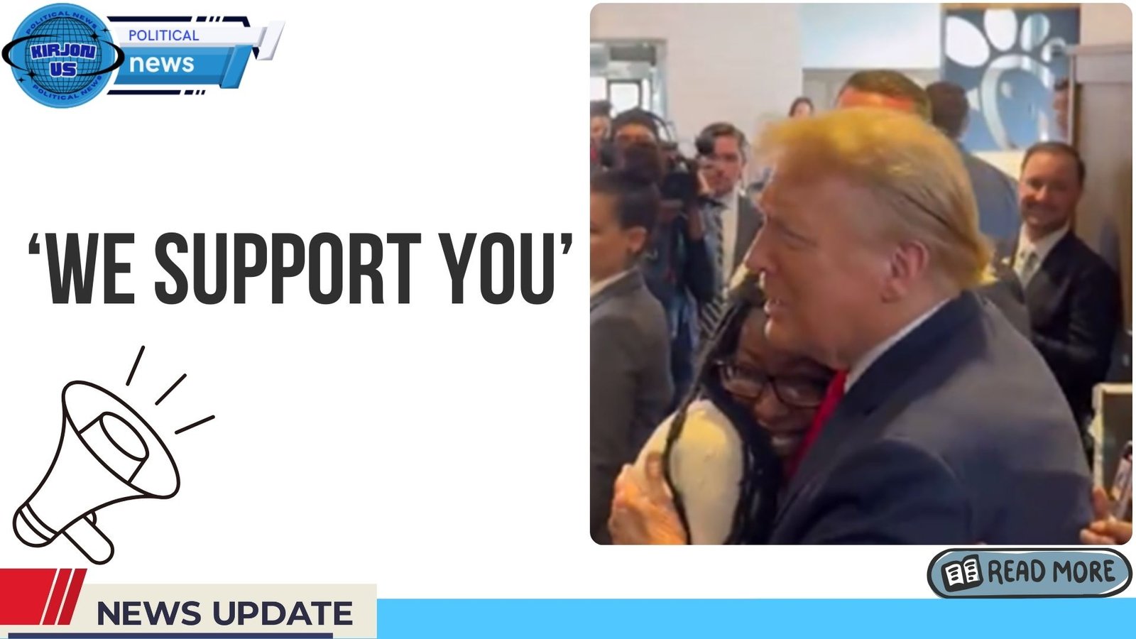 Trump's Milkshake Gesture at Chick-fil-A Sparks Viral 'We Support You' Moment with Black Supporter